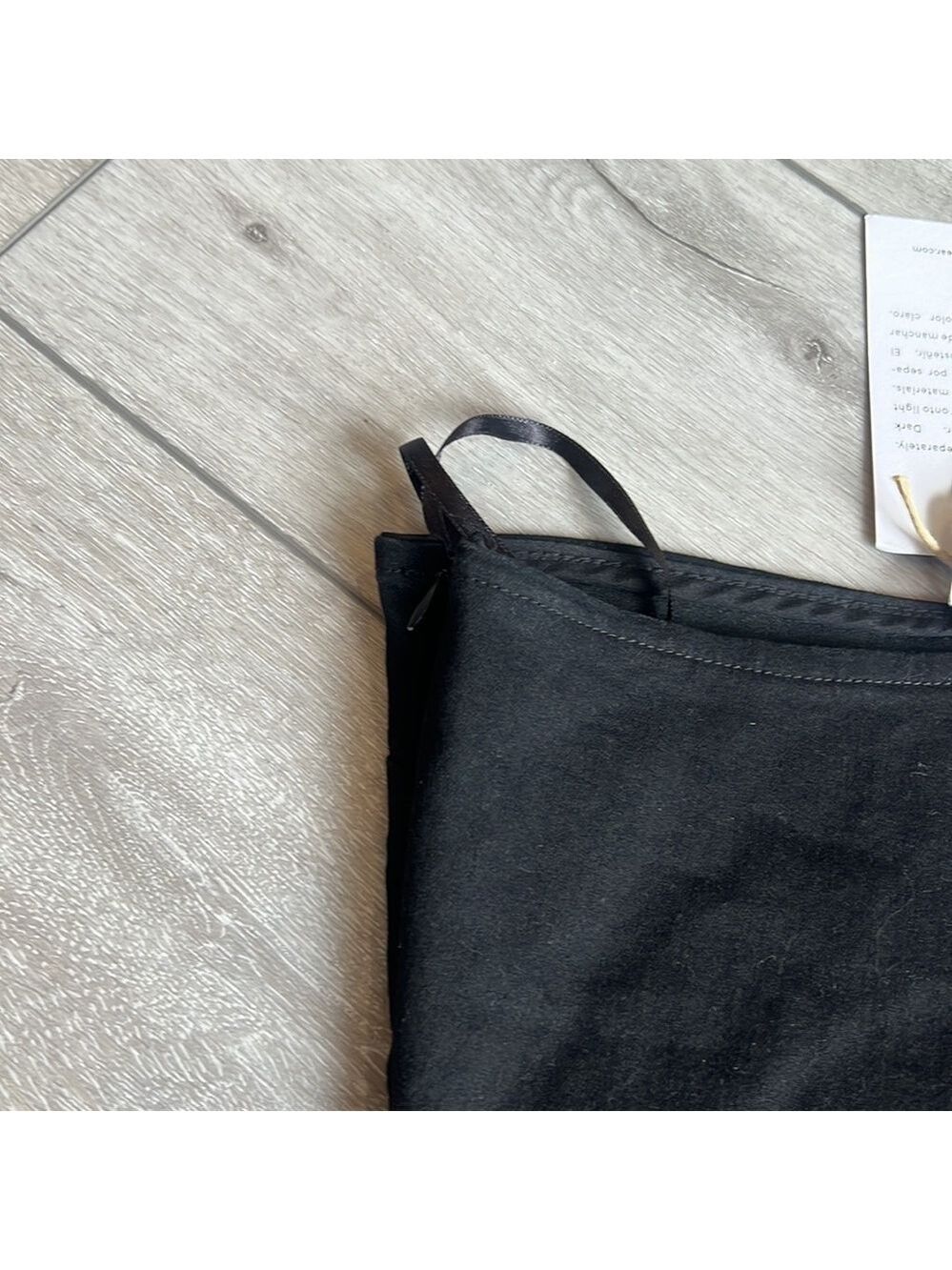 Pull and bear black one shoulder stretch denim casual dress nwt medium - Picture 6 of 6